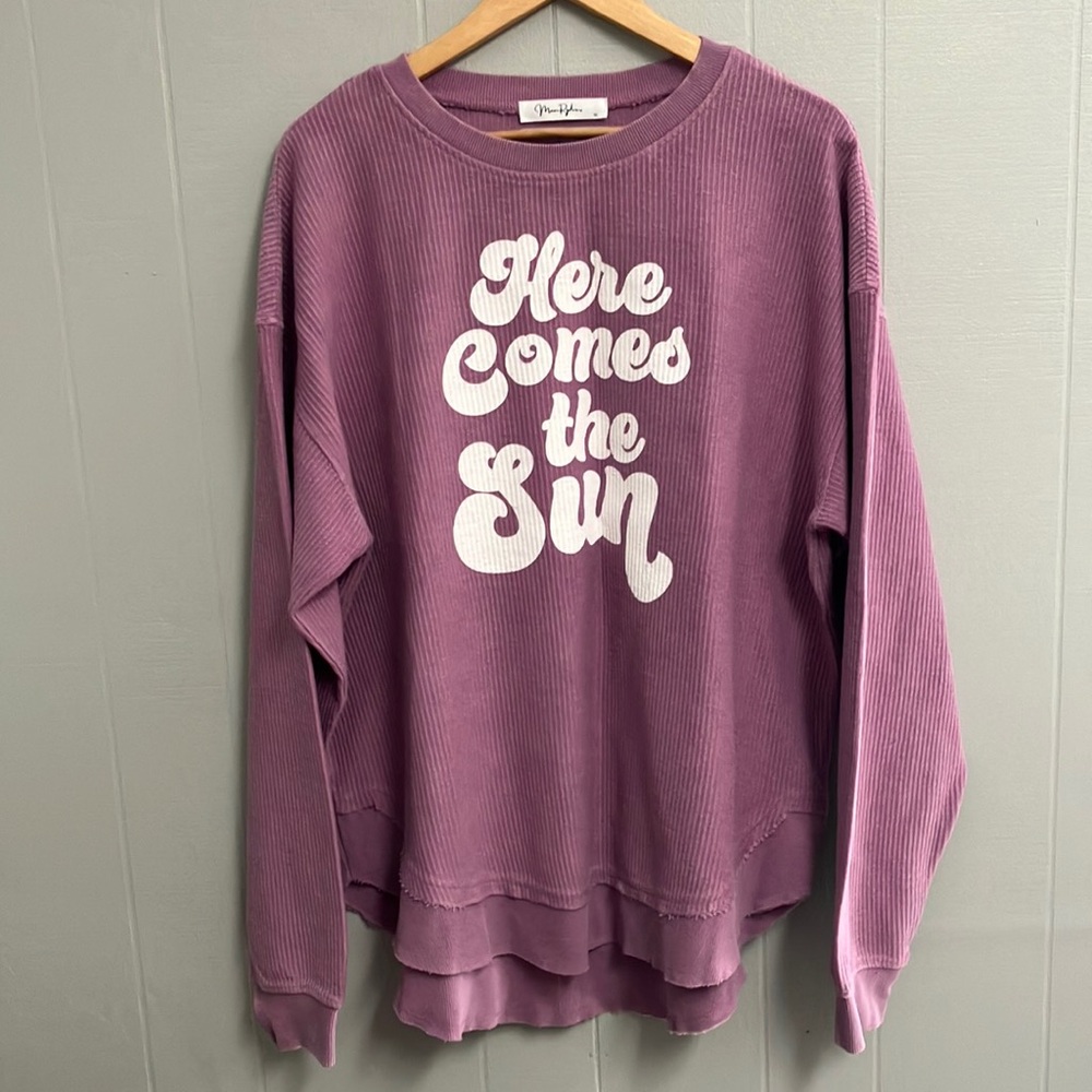 NEW Ribbed Graphic Sweatshirt Size XL MoonRyder